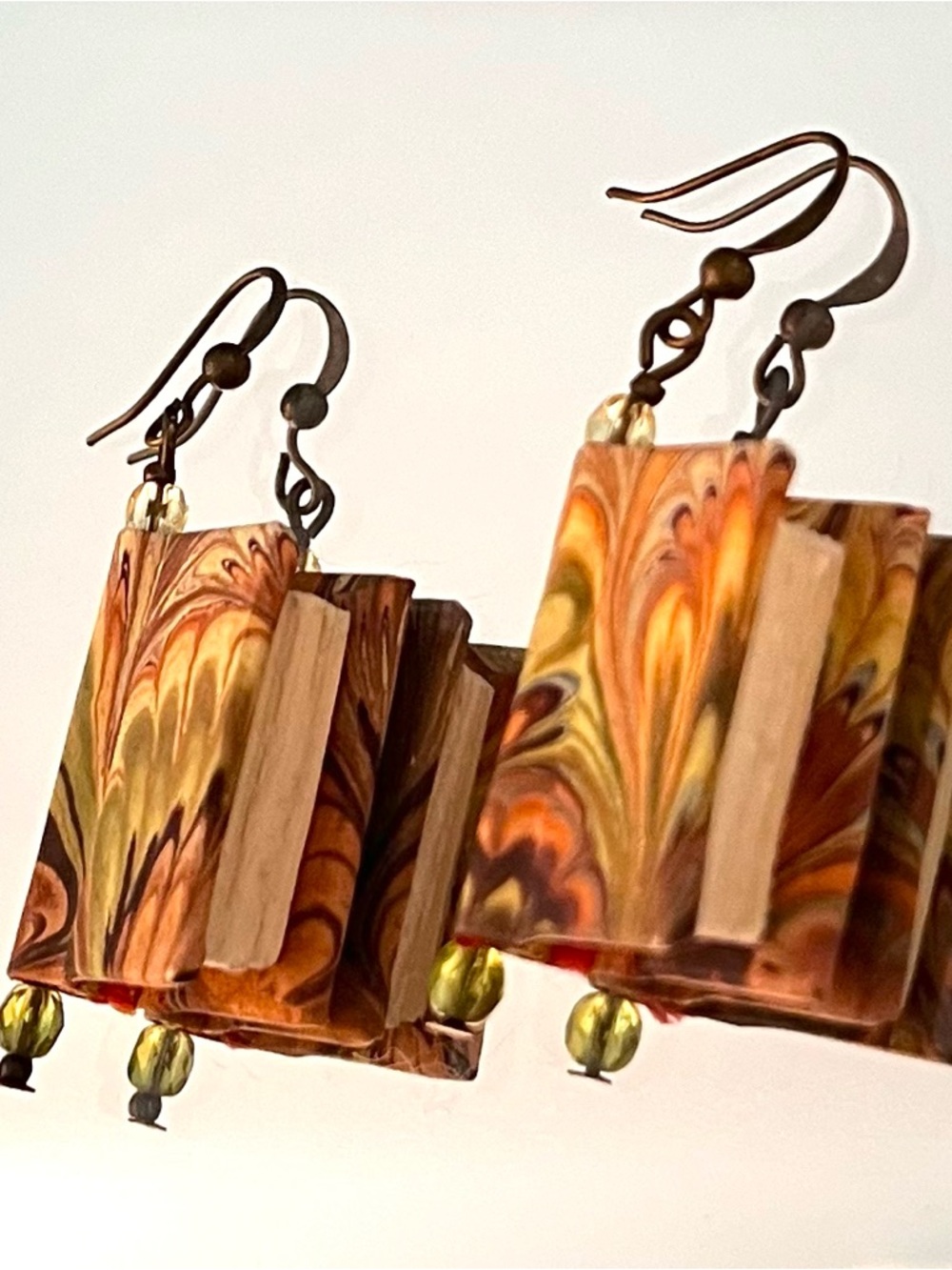 Handmade Book Earrings
